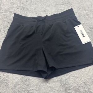 RBX Active Womens Large Black Athletic Shorts Peach‎ Skin Stretch CR5456R2  NWT